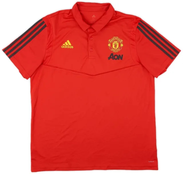 2019-20 Manchester United adidas Polo Shirt - 9/10 - (XL)