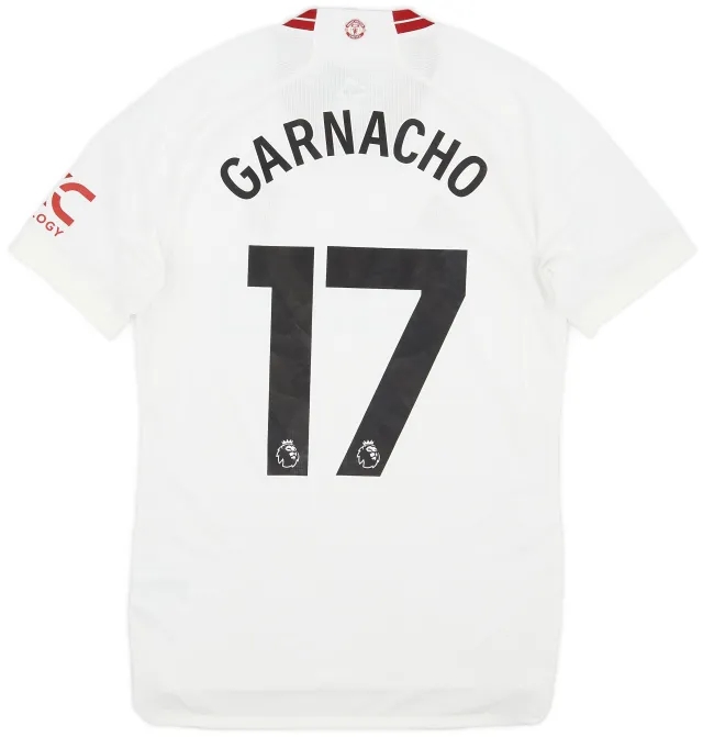 adidas 2023-24 Manchester United Third Shirt Garnacho #17 (S)