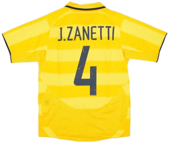 Nike 2003-04 Inter Milan Away Shirt Zanetti #4 - 6/10 - (S)