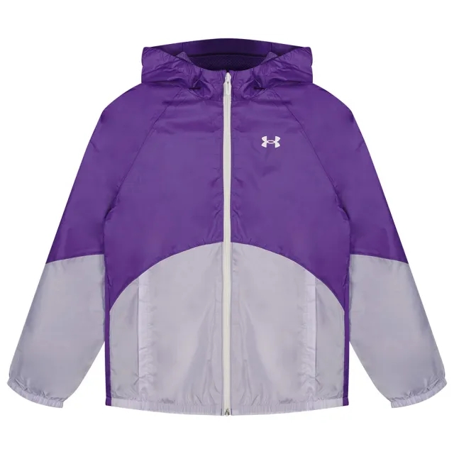 Girls'  Under Armour  SportStyle Windbreaker Lavish / Salt Purple / White YLG (59 - 63 in)