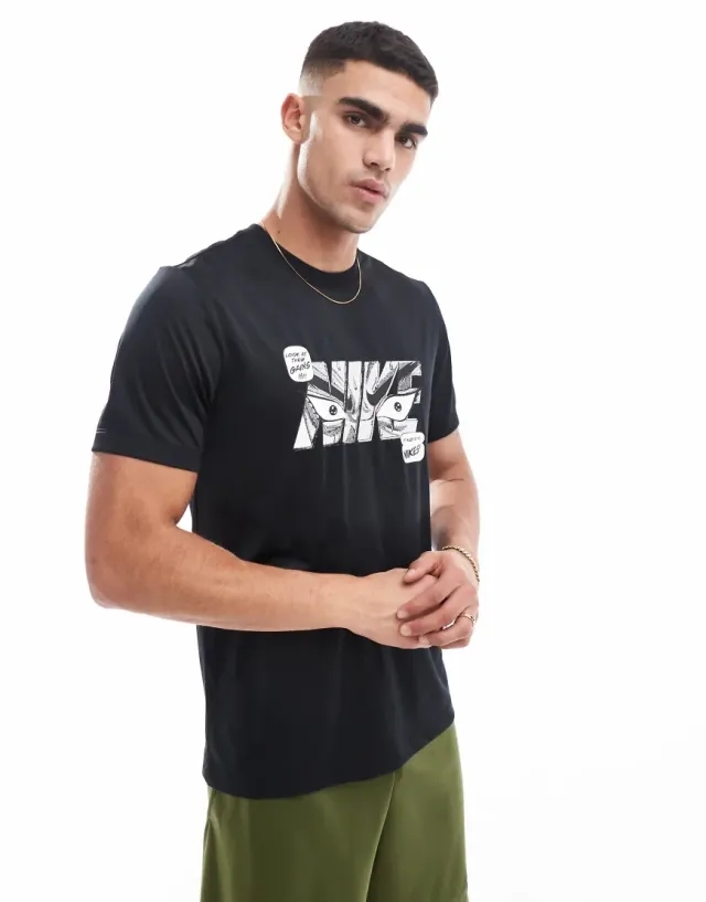 Nike Training Graphic T-Shirt In Black