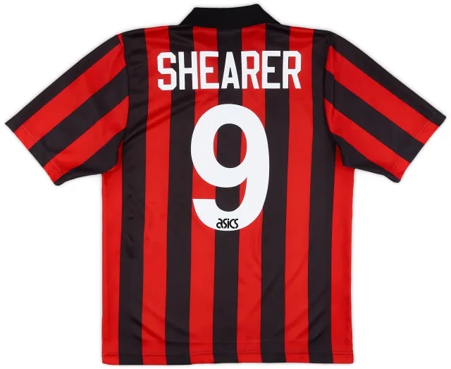 Asics 1992-94 Blackburn Away Shirt Shearer #9 - 8/10 - (L)