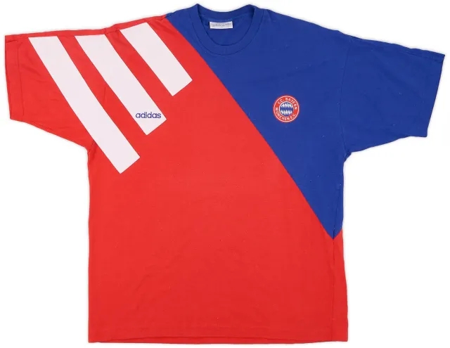 1991-93 Bayern Munich adidas Training Shirt - 7/10 - (XL)