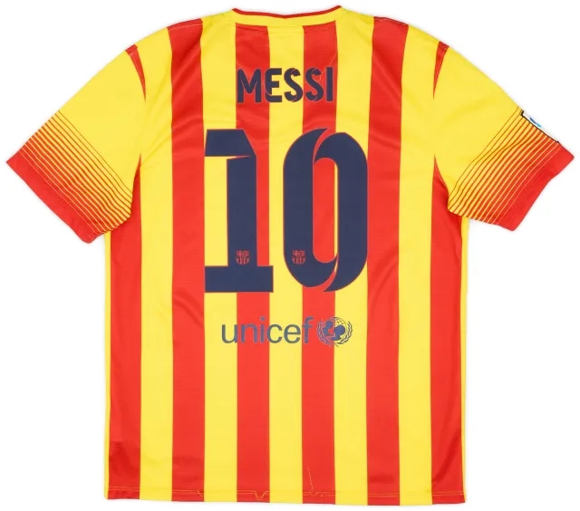 Nike 2013-15 Barcelona Away Shirt Messi #10 - 8/10 - (L)