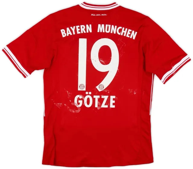 adidas 2013-14 Bayern Munich Home Shirt Gotze #19 - 3/10 - (XL.Boys)