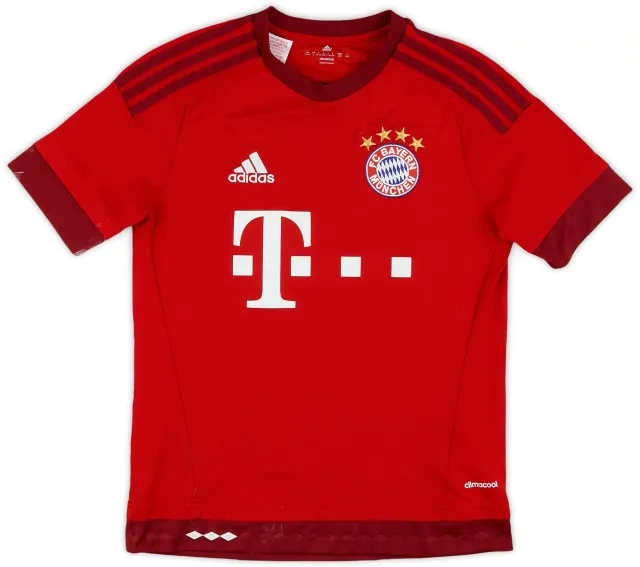 adidas 2015-16 Bayern Munich Home Shirt - 8/10 - (L.Boys)