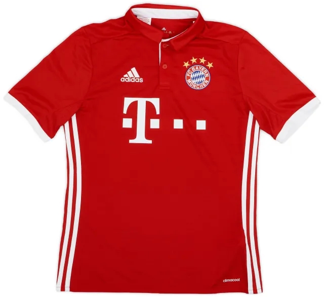 adidas 2016-17 Bayern Munich Home Shirt - 8/10 - (XL.Boys)