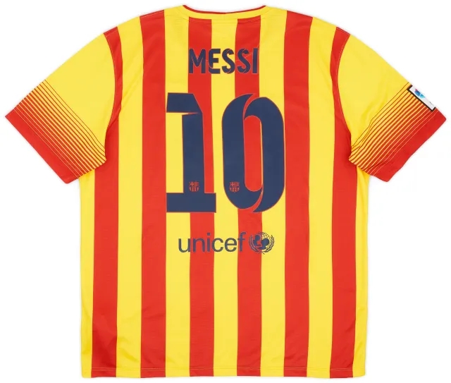 Nike 2013-15 Barcelona Away Shirt Messi #10 - 8/10 - (XL)