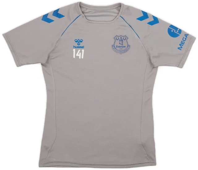 2020-21 Everton Hummel Player Issue Training Shirt #141 - 8/10 - (S)