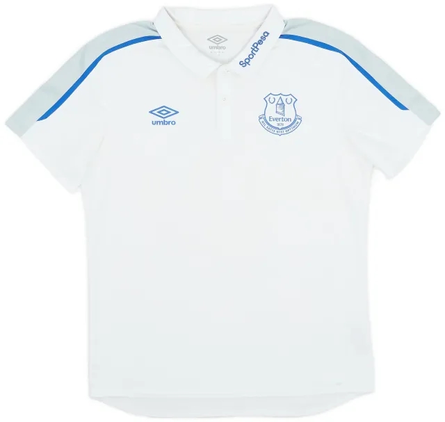 2019-20 Everton Umbro Polo Shirt - 9/10 - (L)
