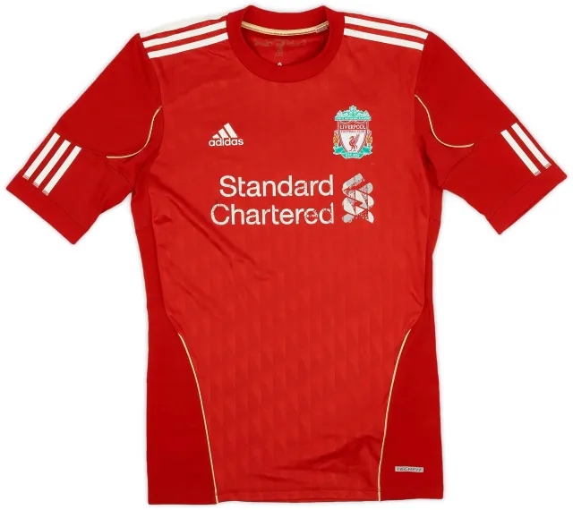 adidas 2010-12 Liverpool Player Issue TechFit Home Shirt - 5/10 - (L)