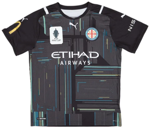 Puma 2021-22 Melbourne City Player Issue FFA Cup GK Shirt #30