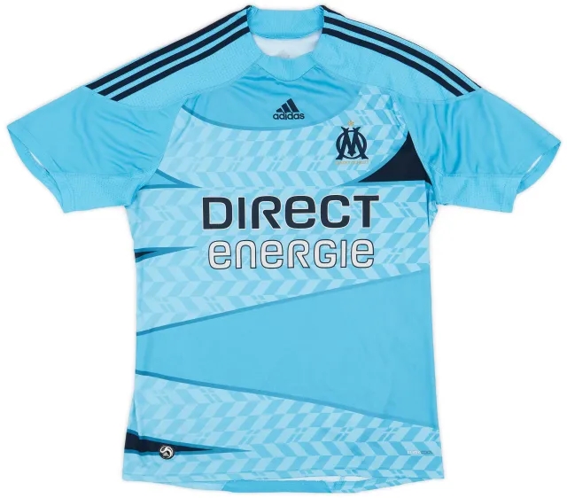 adidas 2009-10 Olympique Marseille Away Shirt - 6/10 - (L)