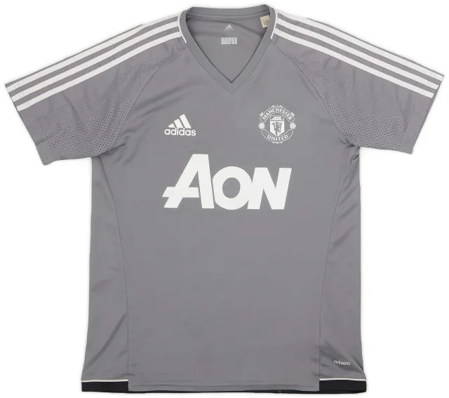 2017-18 Manchester United adidas Training Shirt - 8/10 - (M)