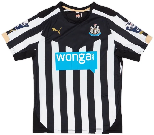 Puma 2014-15 Newcastle Match Issue Home Shirt #16
