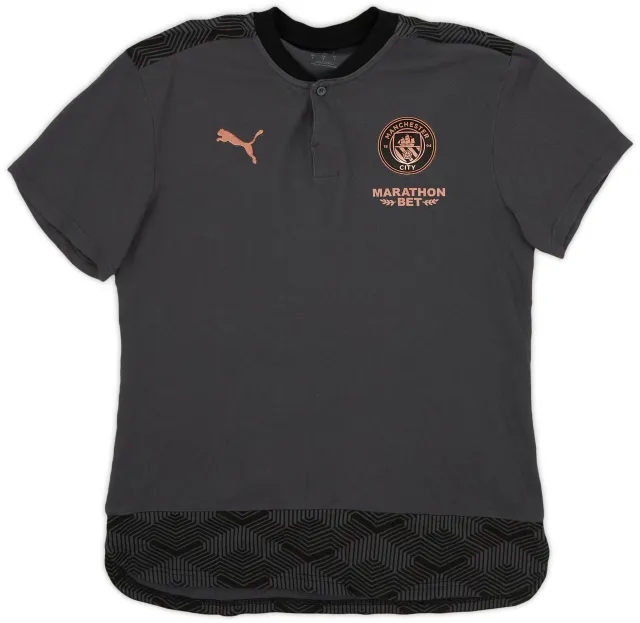 2019-20 Manchester City Puma Polo Shirt - 9/10 - (L)
