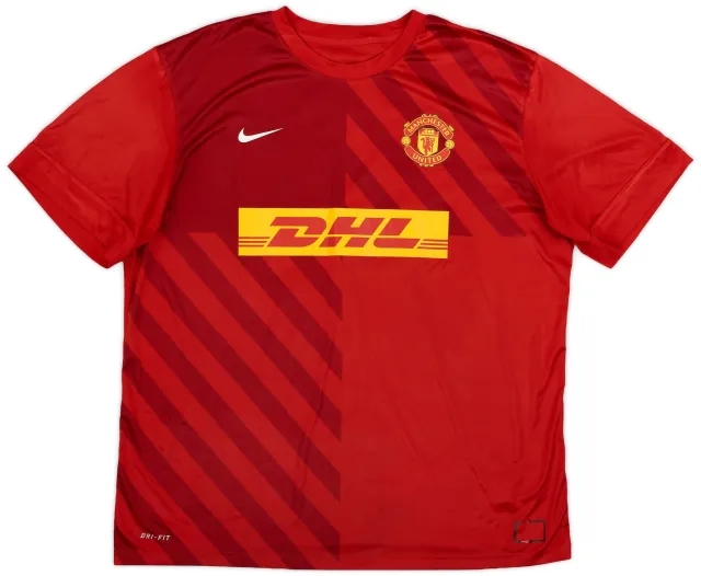 2012-13 Manchester United Nike Training Shirt - 9/10 - (XL)