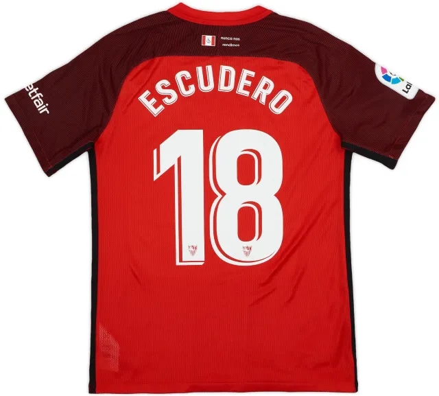 Nike 2018-19 Sevilla Away Shirt Escudero #18 - 7/10 - (L)