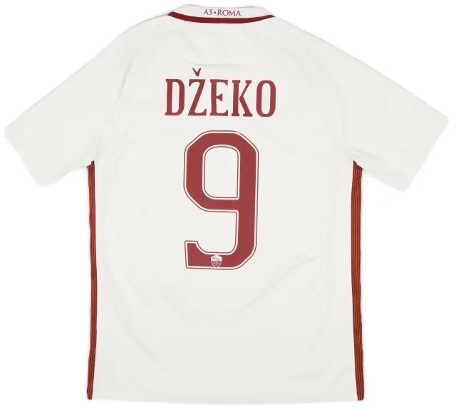 Nike 2016-17 Roma Away Shirt Dzeko #9 - 5/10 - (M)
