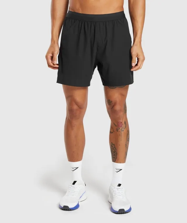 Gymshark Hybrid 6 Shorts - Black