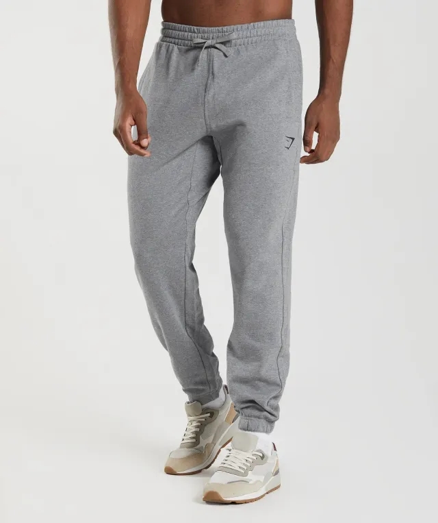 Asics Essential Oversized Joggers - Charcoal Grey Marl