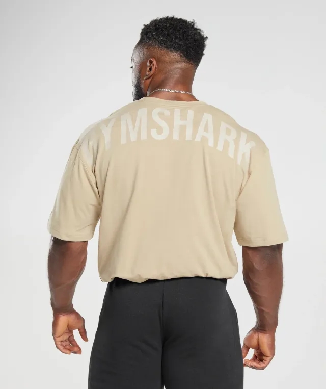 Gymshark Power T-Shirt - Desert Beige