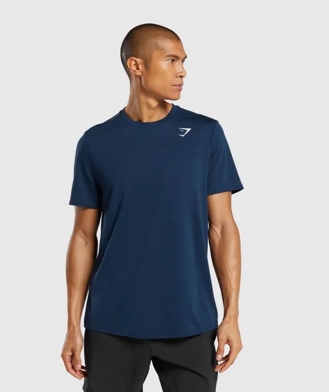Gymshark Arrival Regular Fit T-Shirt - Navy