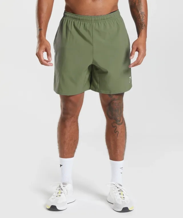 Gymshark Arrival Shorts - Core Olive