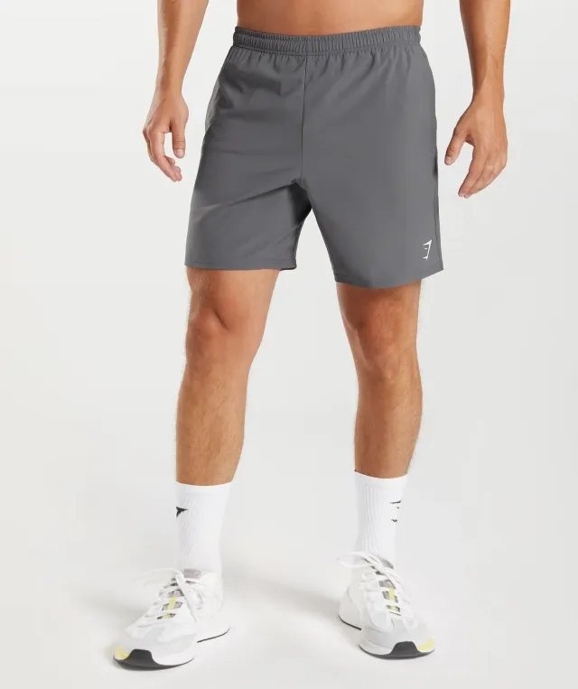 Gymshark Arrival 7 Shorts - Silhouette Grey