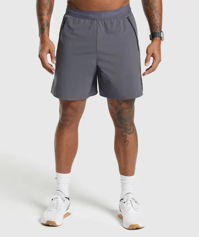 Gymshark Apex 7 Hybrid Shorts - Dark Grey