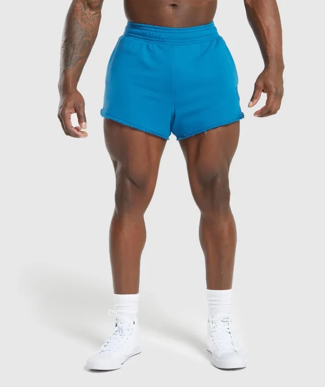 Gymshark Legacy 4 Shorts - Retro Blue