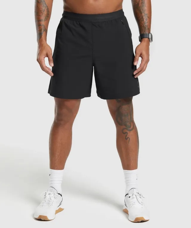 Gymshark Apex 7 Hybrid Shorts - Black