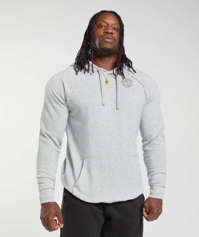 Gymshark Legacy Hoodie - Light Grey Marl