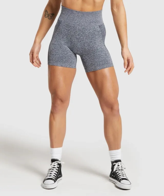 Gymshark Flex Shorts - Titanium Blue/Pitch Grey