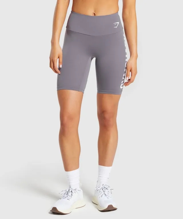 Gymshark Fraction Shorts - Fog Purple