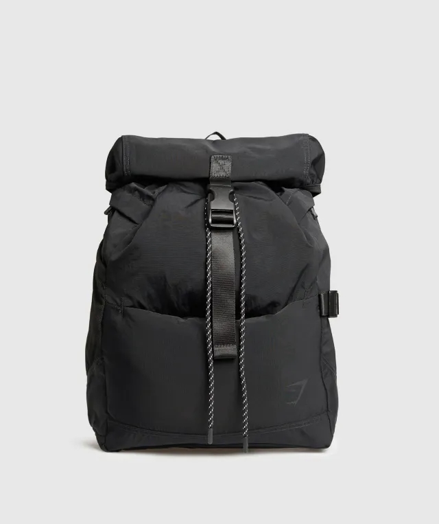 Gymshark Drawstring Backpack - Black