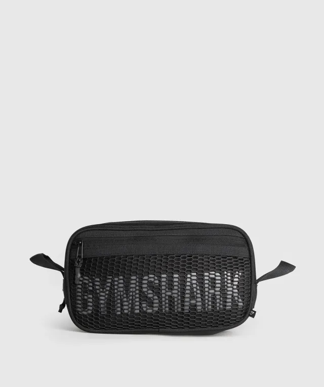 Gymshark Pursuit Washbag - Black