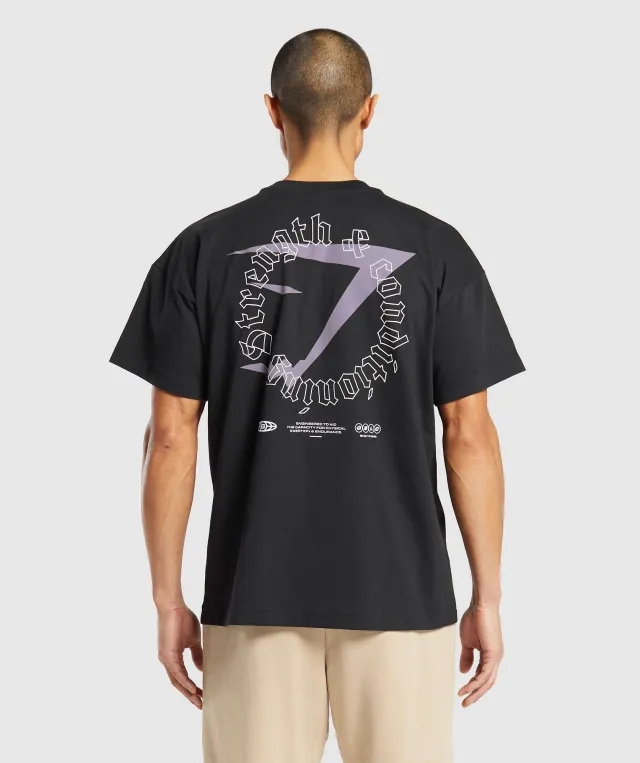 Gymshark Strength and Conditioning T-Shirt - Black