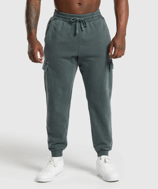 Gymshark Premium Legacy Cargo Pants - Cargo Teal