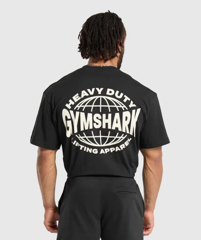 Gymshark Heavy Duty Apparel T-Shirt - Black