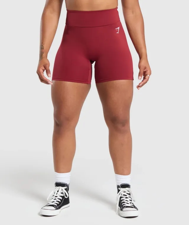 Gymshark GS Power Tight Shorts - Reps Red