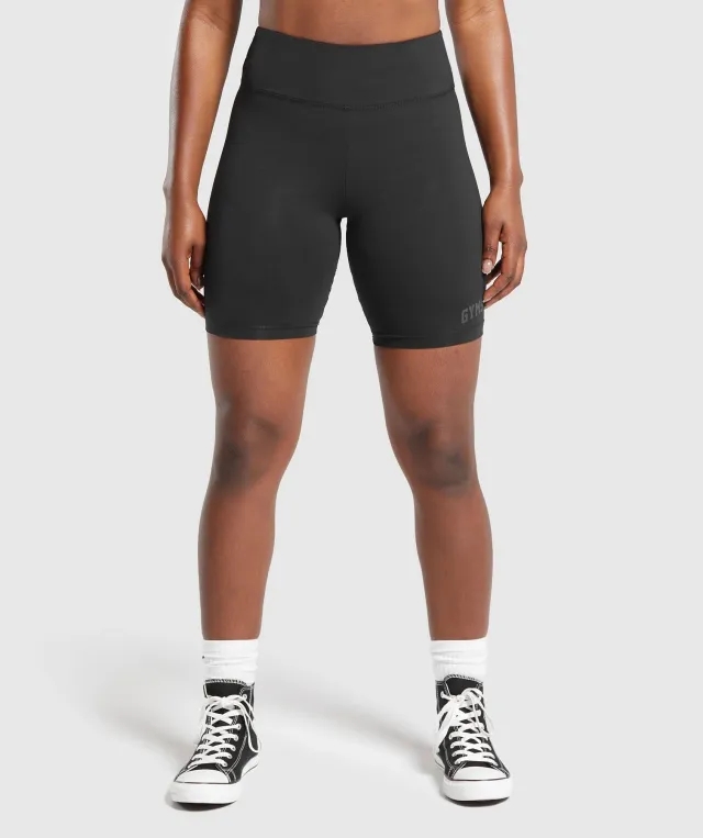 Gymshark Lifting Logo Shorts - Black