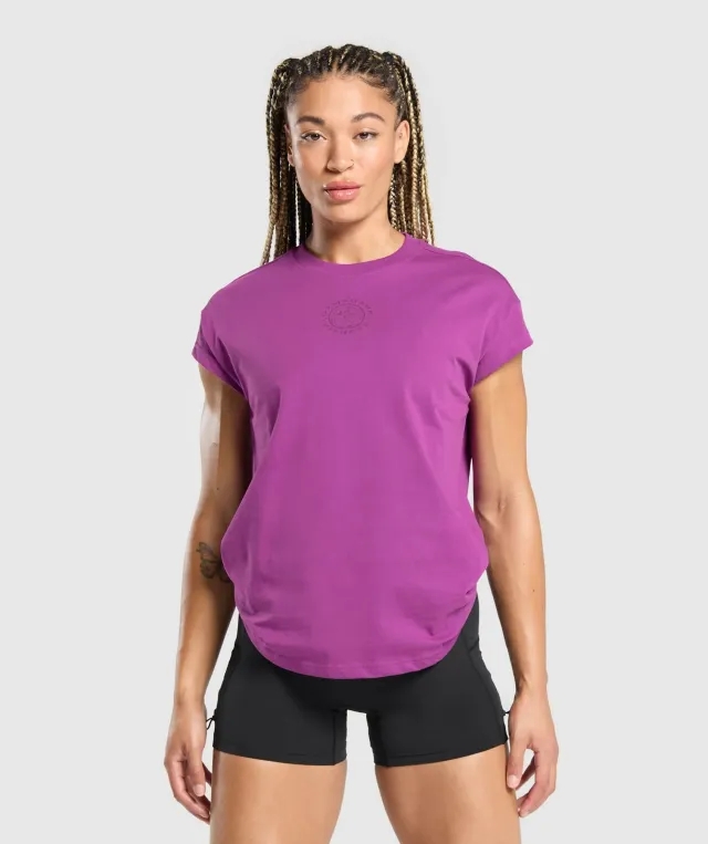 Gymshark Legacy Oversized T-Shirt - Era Purple