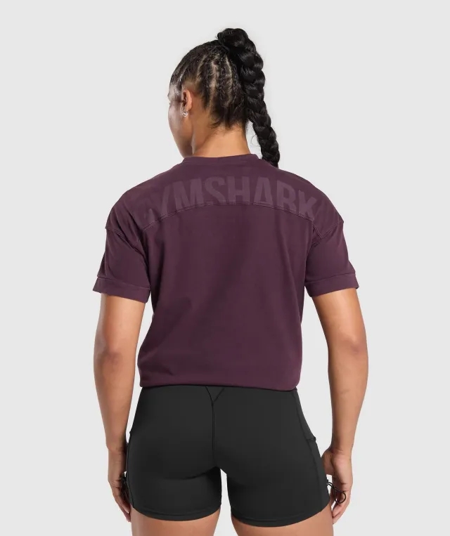 Gymshark Elevated  Power T-Shirt - Depth Purple