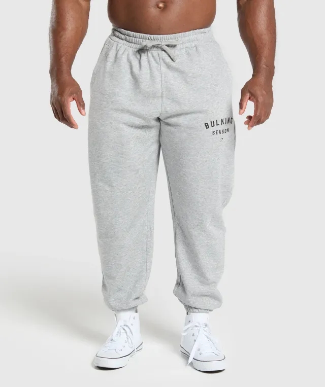 Asics Bulking Season Joggers - Light Grey Core Marl