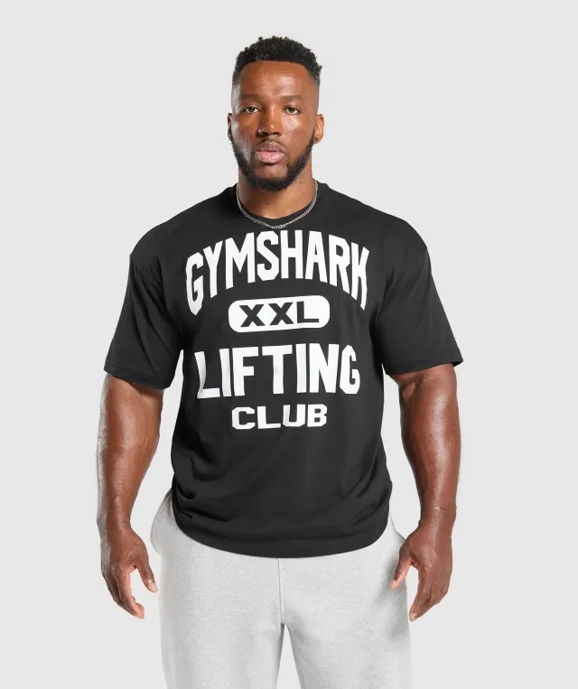 Gymshark XXL Graphic T-Shirt - Black
