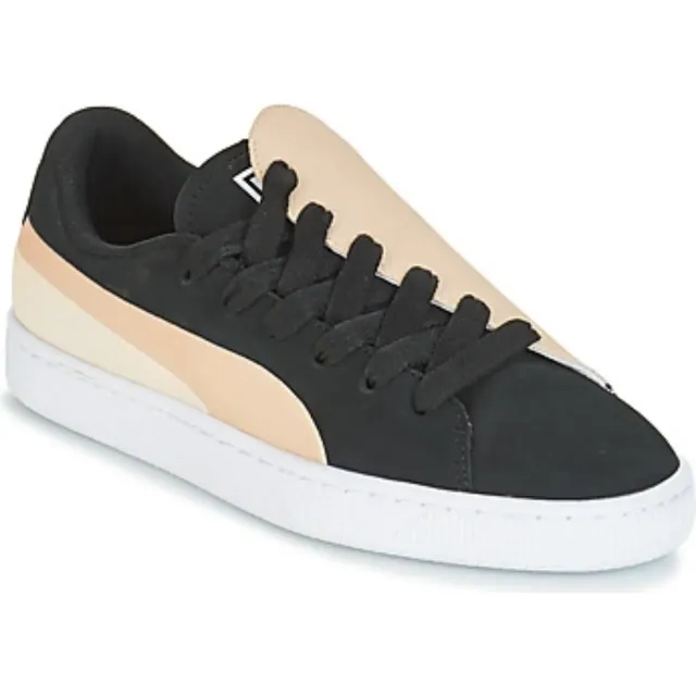 Puma  WN BASKET CRUSH PARIS.SILV  women's Shoes (Trainers) in Black