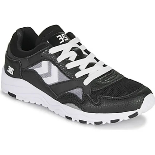 hummel  EDMONTON 3S LEATHER  men's Shoes (Trainers) in Black