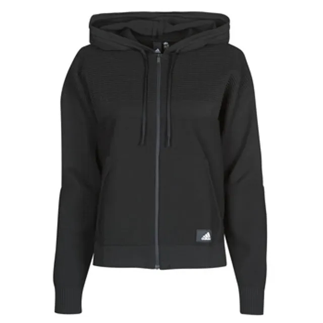 adidas  W Knit V Hoodie  women's Sweatshirt in Black
