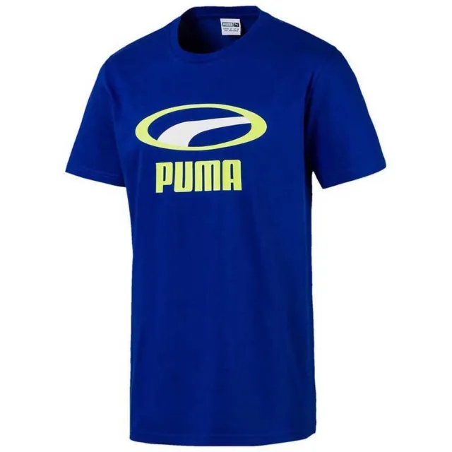 Puma XTG Graphic Mens Tee Casual Branded T-Shirt Blue Top 595663 73